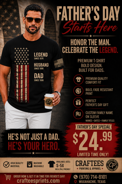 Father's Day Custom T-Shirt
